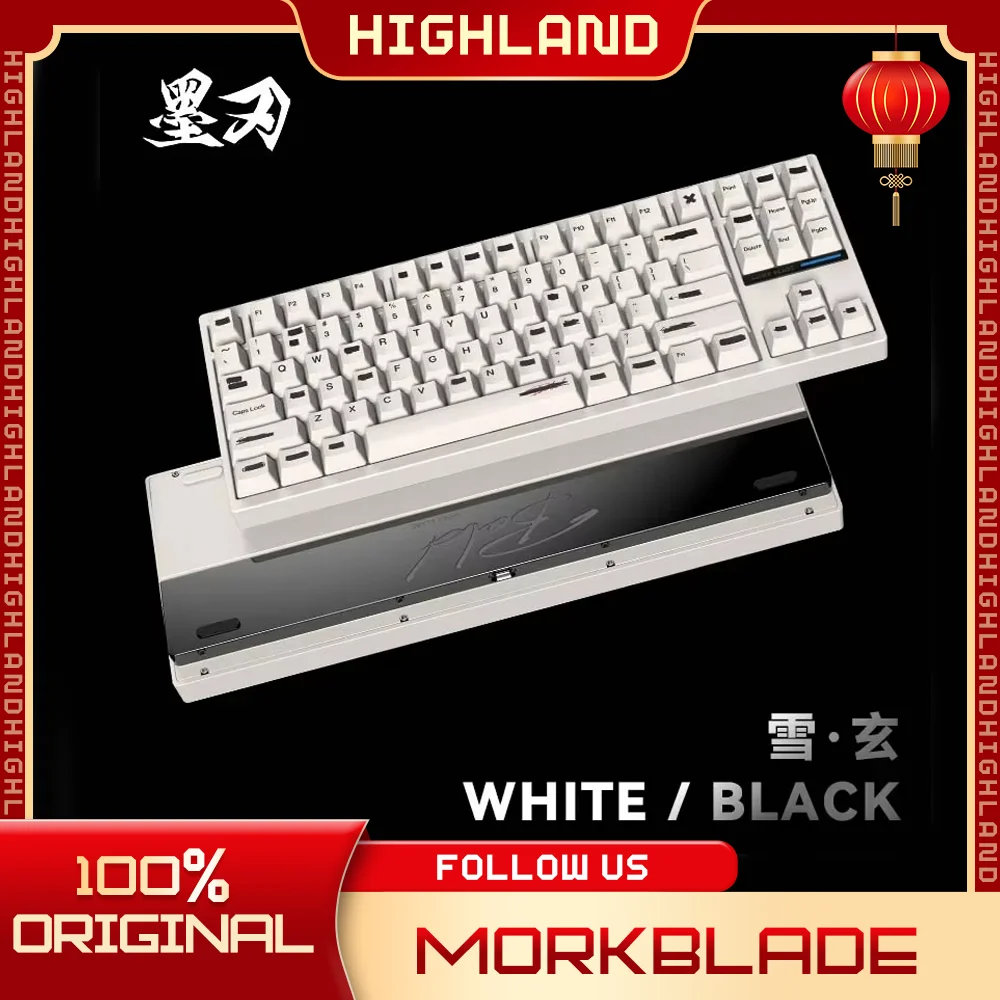 MorkBlade Bold TKL HE Mechanical Keyboard Magnetic Switch Aluminium Alloy 8000Hz RT0.01mm Custom PC Accessories Gaming Keyboards