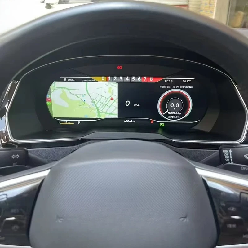 

Automotive digital dashboard with IPS screen is compatible with and automotive LCD dashboards