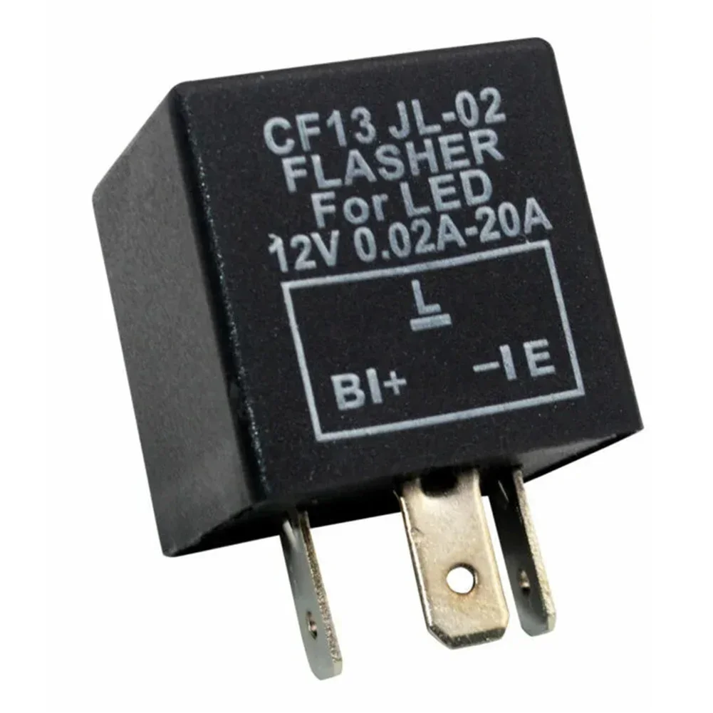 Turn Signal Fix 3 Pin LED Flasher Relay for Reliable Performance and Easy Installation in Multiple Vehicle Models