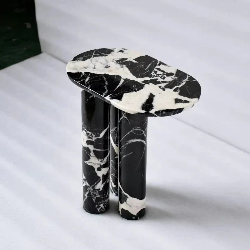 

Modern luxury hotel living room furniture limestone coffee table living room natural marble side table