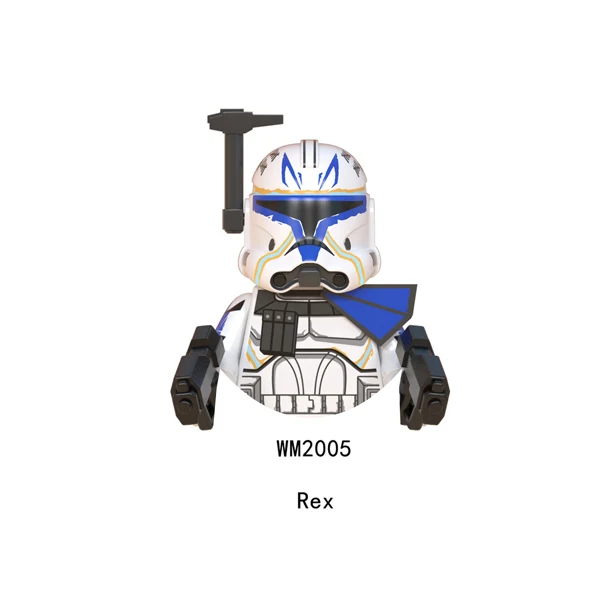 Bloques de Construcción Commander Bacara, Figuras de Soldados Clon, TV8072, Mini Figuras de Bantha Rex, Droides, Juguetes para Niños