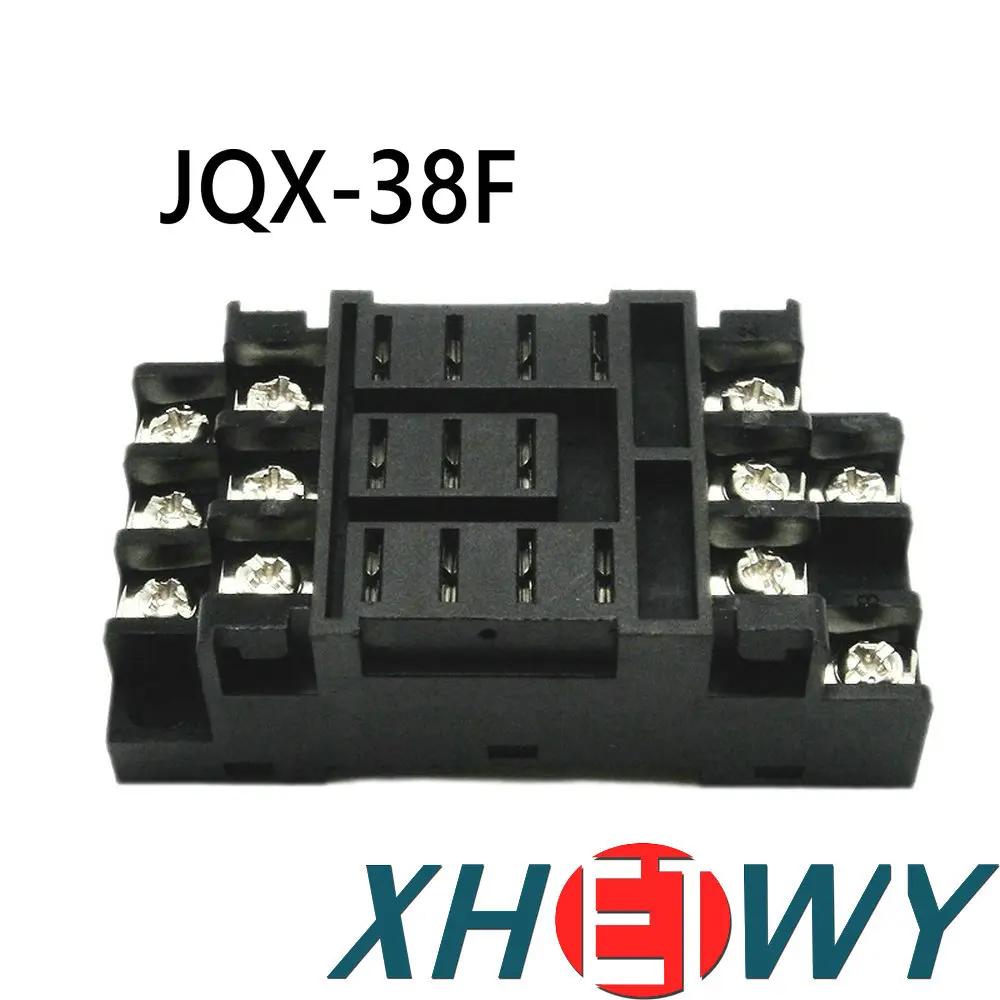 JQX-38F relay base JQX-38F relay socket 11 pin high-power rail installation