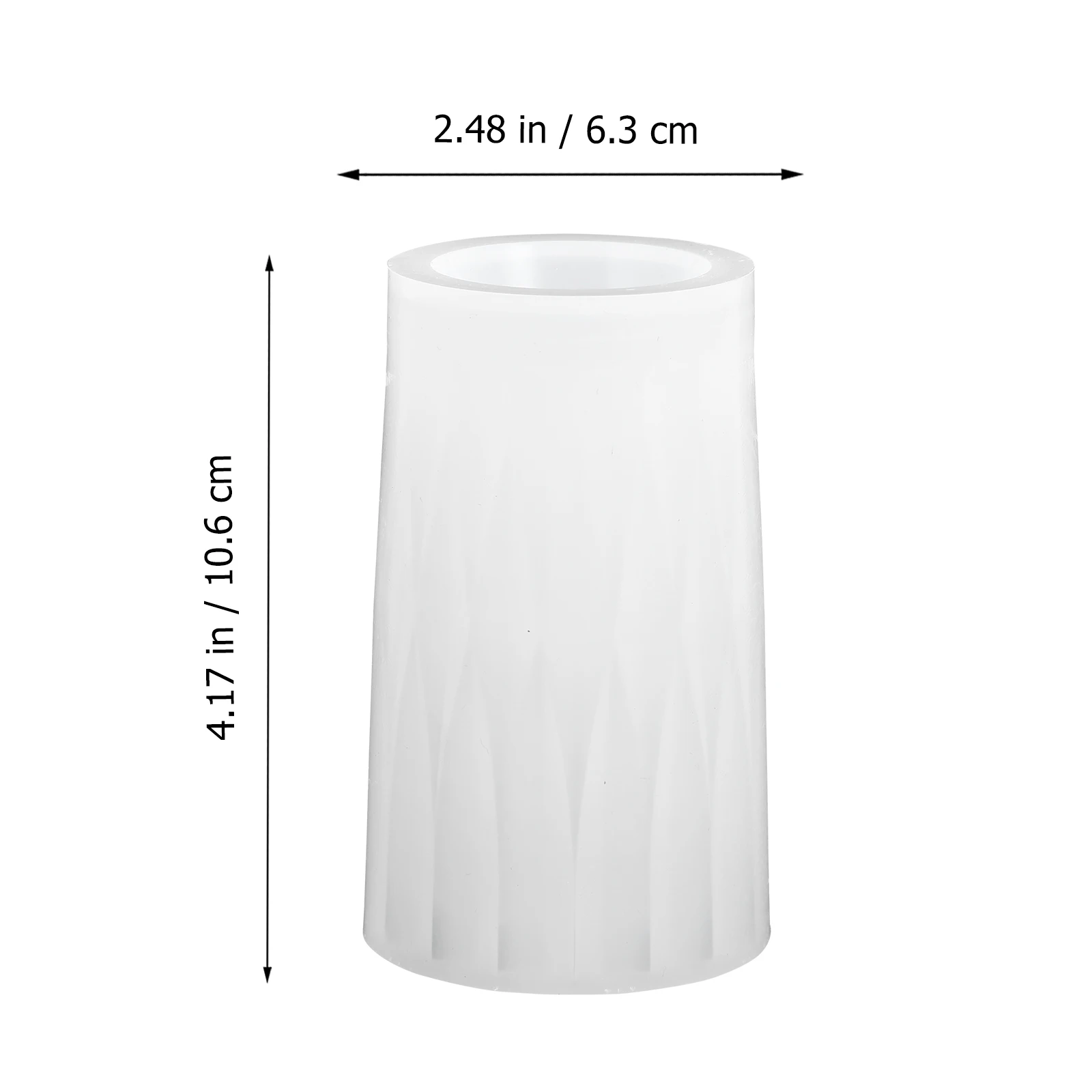 

Silicone Vase Mold DIY Epoxy H made Craft Crystal Storage Container Pen Holder Jewelry Accessories Flexible Transparent