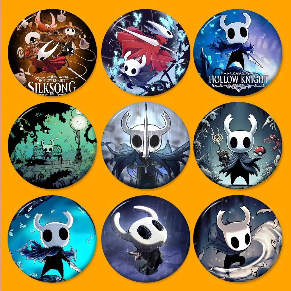 Hollow Knight 32/44/58MM Customizable Button Pins Cute Funny Creative Badge Jewelry Decor Gifts for Friends