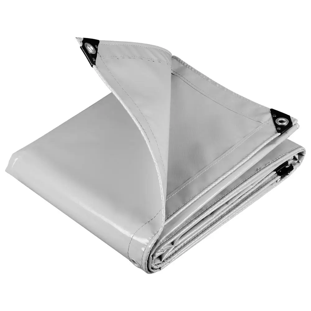 WOLTU 1 Stück PVC-Plane, Industrielle Wasserdichte Abdeckung, Sonnenschutzsegel für Garten, Outdoor, Camping, Terrasse, Pool, Sonnenschutz