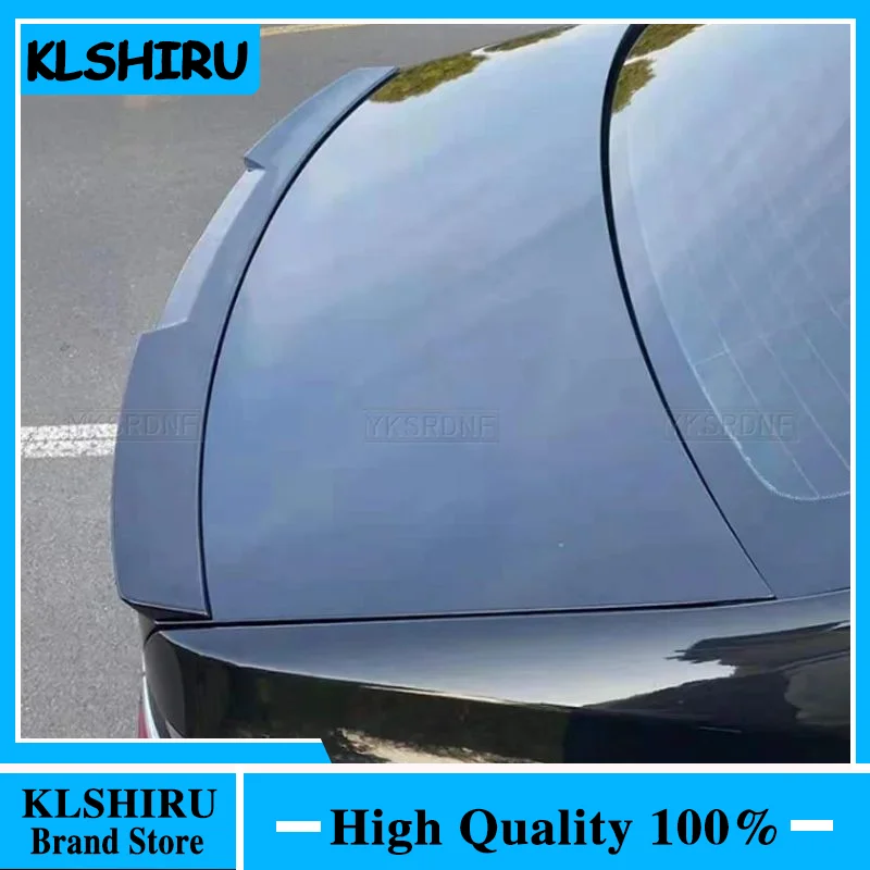 Carbon Color & Black Car Rear Trunk Spoiler Wing Lip For BMW G11 G12 7 Series Sedan 4-Door 2018 2019 2020 Boot Lip Wing Spoiler