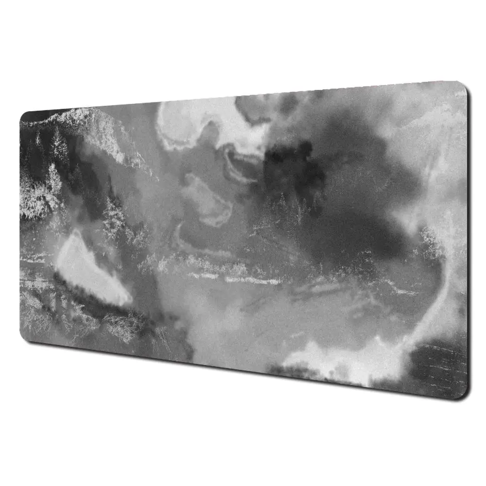 

Large desk mat 900x400mm overlock mouse pad xxl Desktop keyboard desk mats Grey series gaming mousepad Computer accessories rug