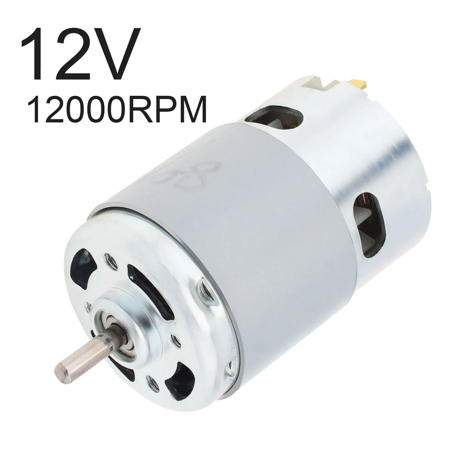 895 DC Motor 12V 12000RPM High Torque Adjustable Motor for Electric Tool/DIY Small Drill/Micro Machine with Double Ball Bearing