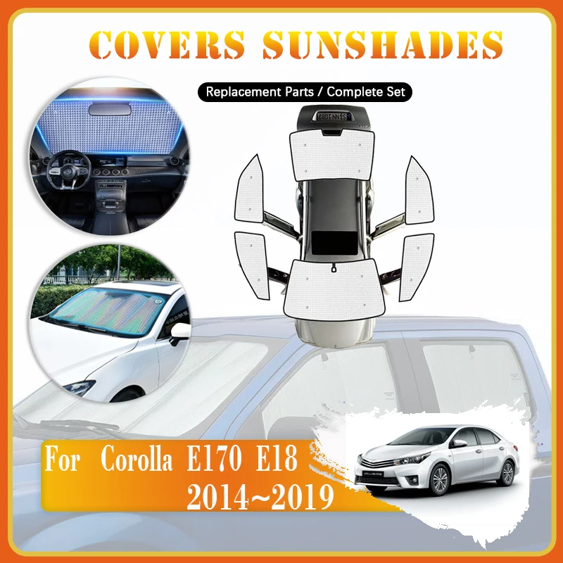 

Car Sun Visor For Toyota Corolla 2016 Accessories E170 E180 2014~2019 Anti-UV Auto Sunscreen Window Coverage Pad Car Accessories