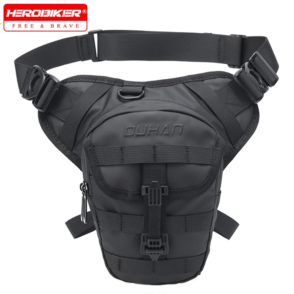 

Motorcycle Multi-Function Drop Leg Bag Hip Bum Motocross Bag Outdoor Moto Casual Waist Bag Motorbike Riding Chest Bag Equipment