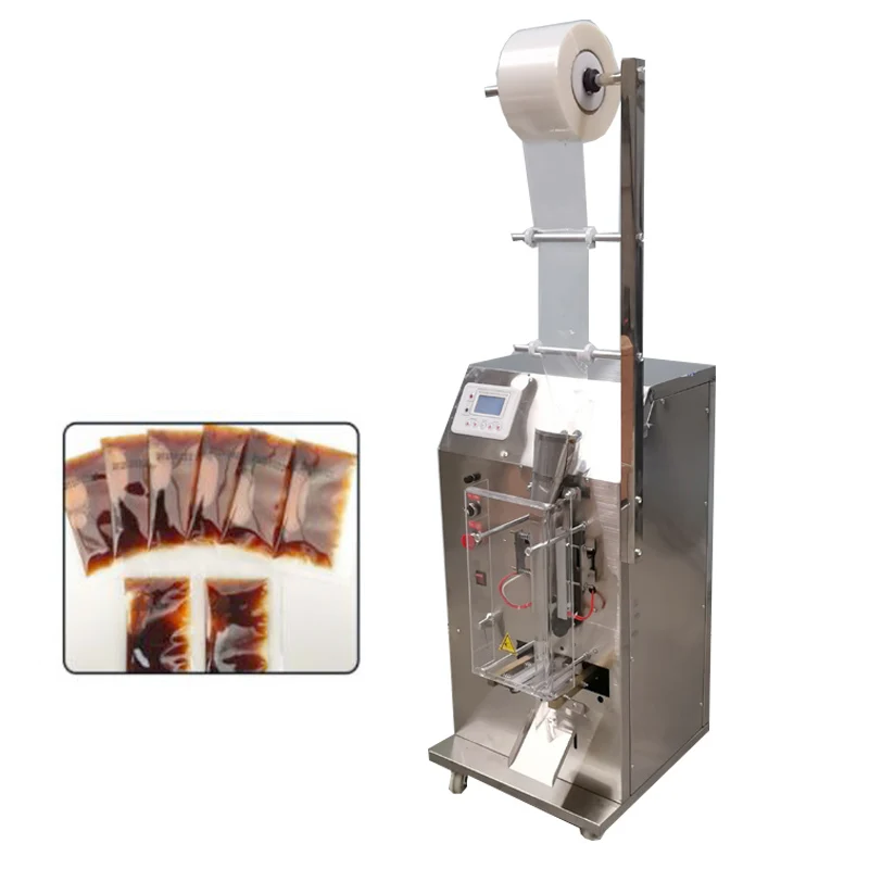 Liquid Packaging Machine Electronic Metering Quantitative Seasoning Water Soy Sauce Vinegar Milk Red Oil Packing Filler