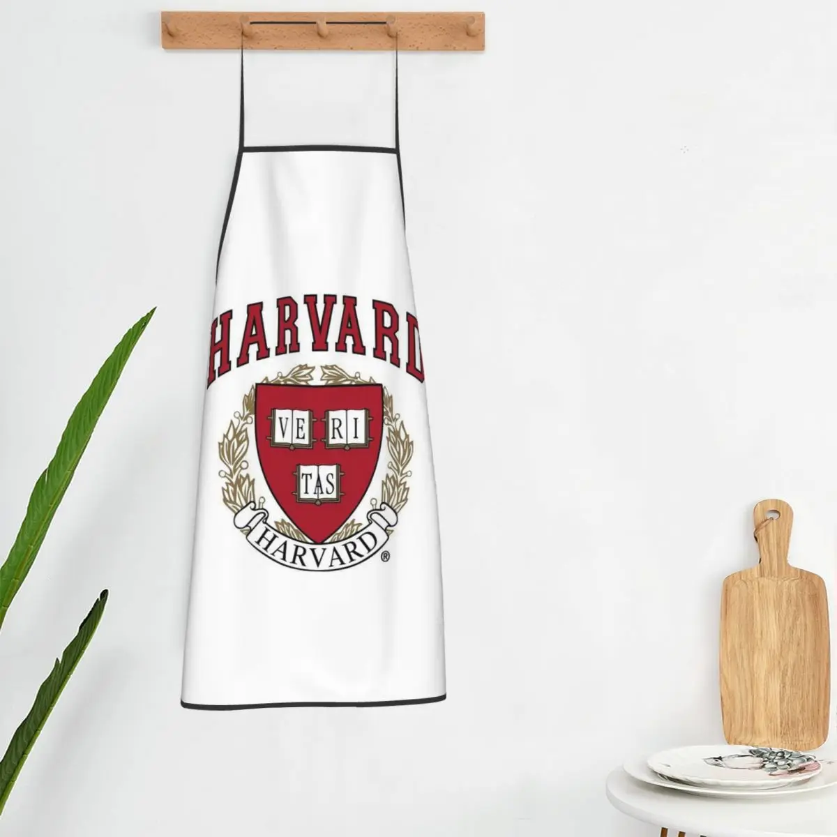 Harvard Medical School Apron Chef Cooking Cuisine Tablier Bib Kitchen Cleaning Pinafore for Women Men Gardening