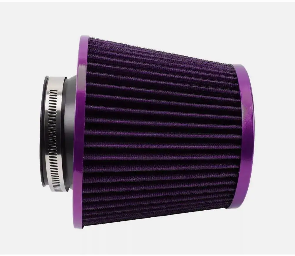 Car Air Filter 76mm High Flow Inlet Cold Air Intake Kit Cone Replacement Dry Air Filter Auto Accessories - Image 5