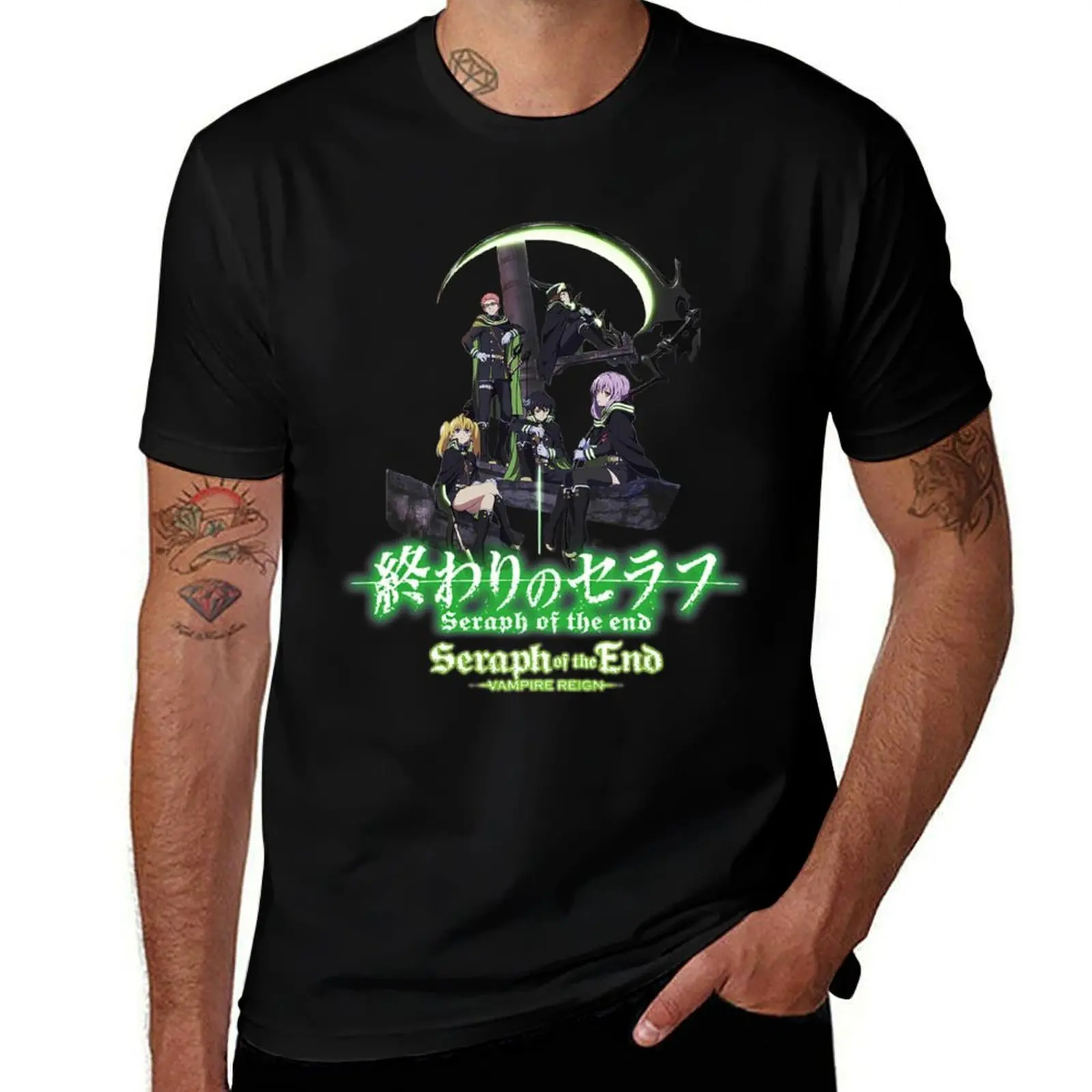 SERAPH OF THE END - Group A T-Shirt man t shirts high quality luxury brand T-Shirt