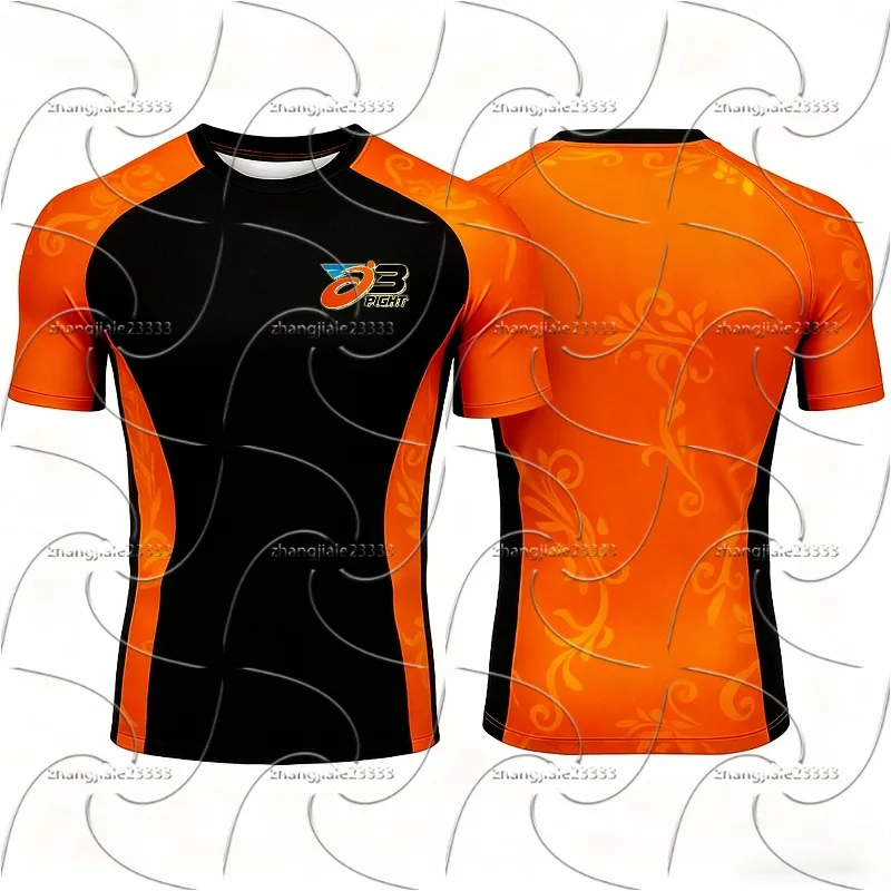 

New 3D Printed Fast Drying Breathable Outdoor Sports Cycling Short Sleeved Men's Fitness Basketball Football Casual T-shirt