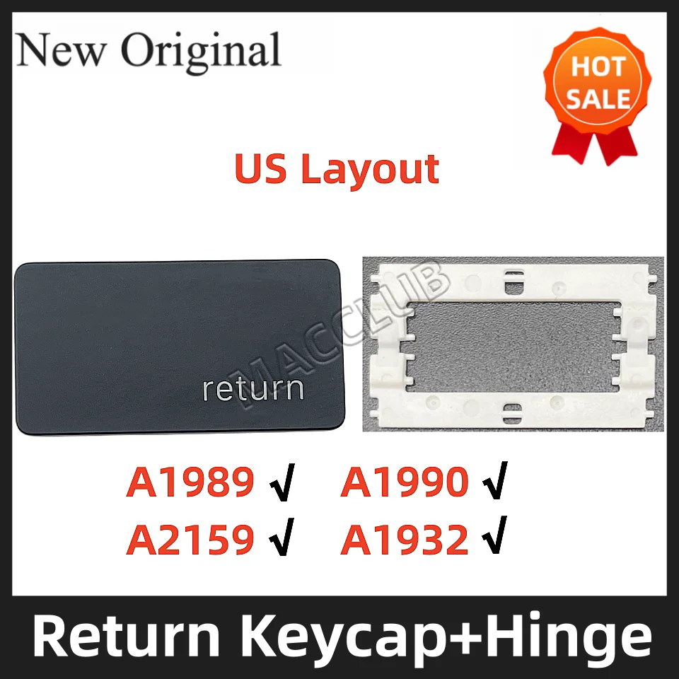 

Return keycap for MacBook Pro Retina A1989 A1990 A2159 A1932 2018-2019 Keyboard Case Key Cap keys with hinge