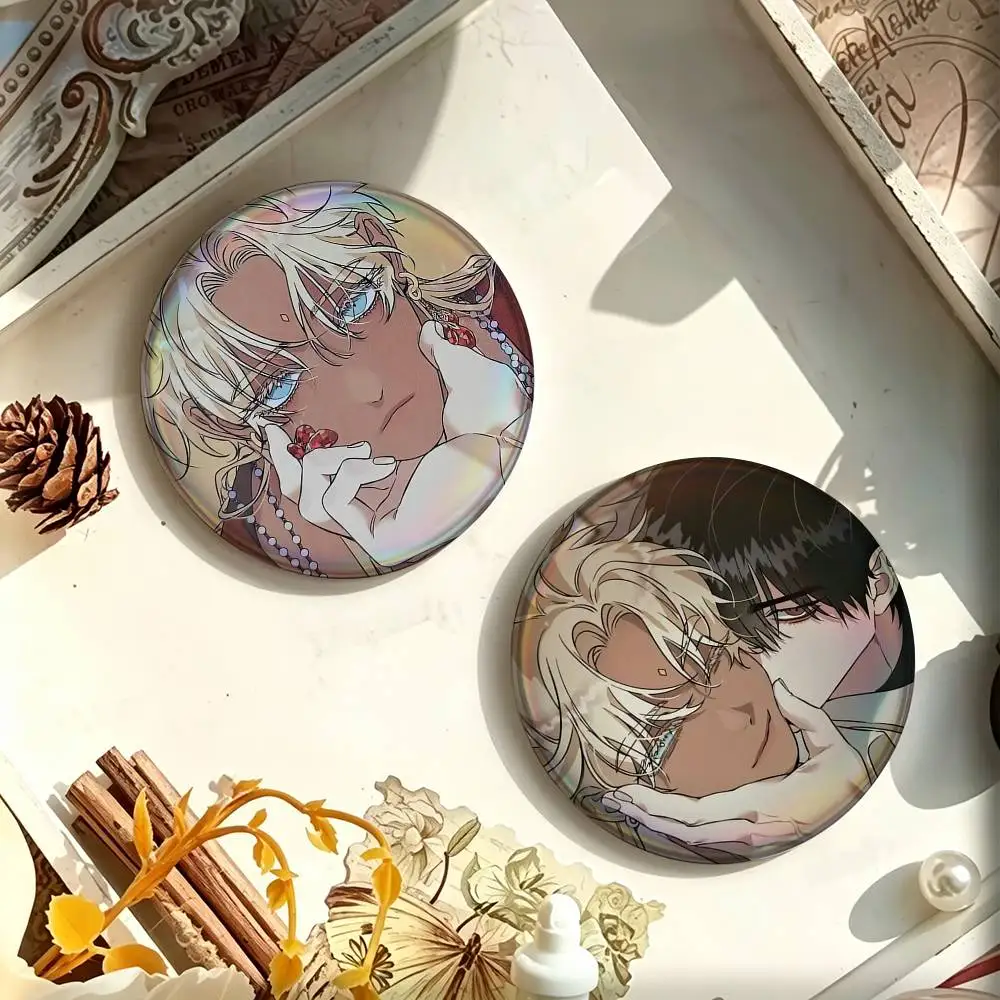 White Night BL T-Tae Shuraka Custom Enamel Pin Badges 25mm 32mm 44mm 58mm Backpack Hat Decor Toys Gifts