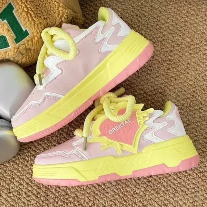 Женская летняя осенняя трендовая цветная обувь для скейтбординга, брендовые кроссовки для мужчин и женщин, дизайнерская обувь, скейтборд, обувь для медленного бега для пар Женская летняя осенняя трендовая цветная обувь для скейтбординга, брендовые кроссовки для мужчин и женщин, дизайнерская обувь, скейтборд, обувь для медленного бега для пар