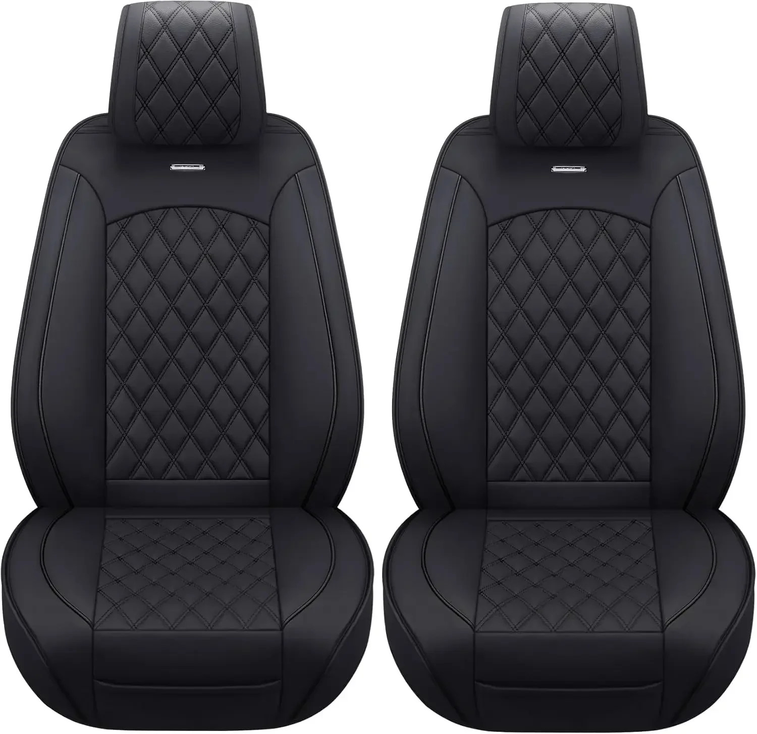 

Front Car Seat Covers Custom Fit 2009-2025 Ford F150, 2017-2025 F250 F350 F450 Super Duty Crew Cab Regular Cab Super Cab