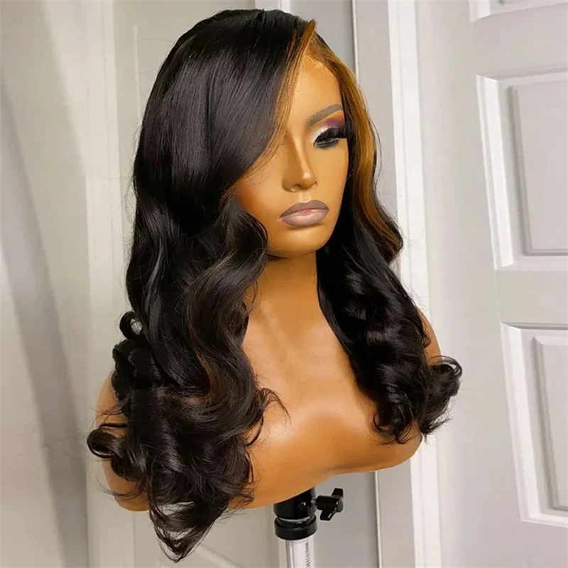 Highlight Blond 24Inch Body Wave 5x5 Silk Base Glueless  Jewish Human Hair Wig Baby Hair HD Lace European Hair Preplucked