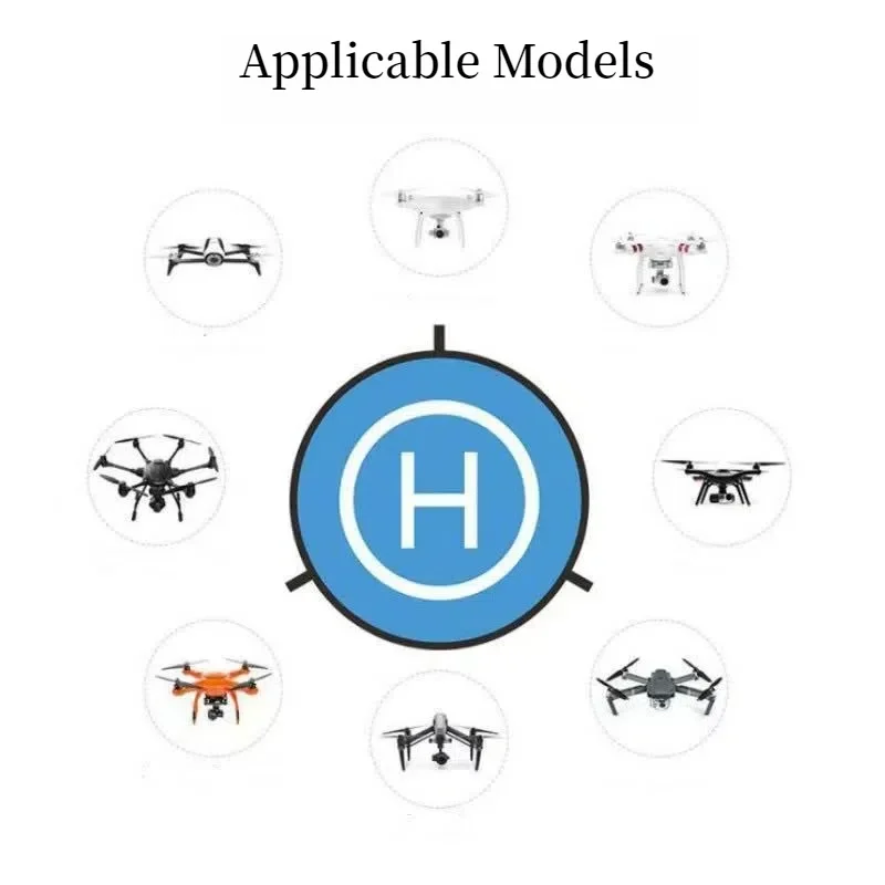 55/75cm Drone Quadcopters Accessories Universal Foldable Landing Pads