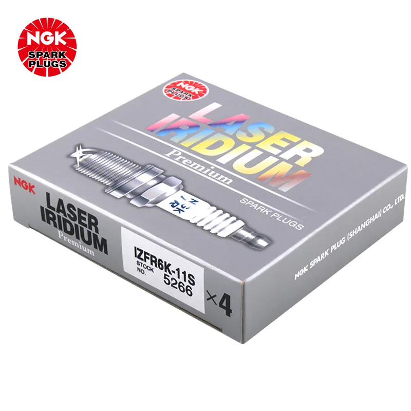 NGK Iridium Platinum Spark plug IZFR6K-11S 5266 is suitable for the Civic Accord CR-V frontal concept（4PCS)