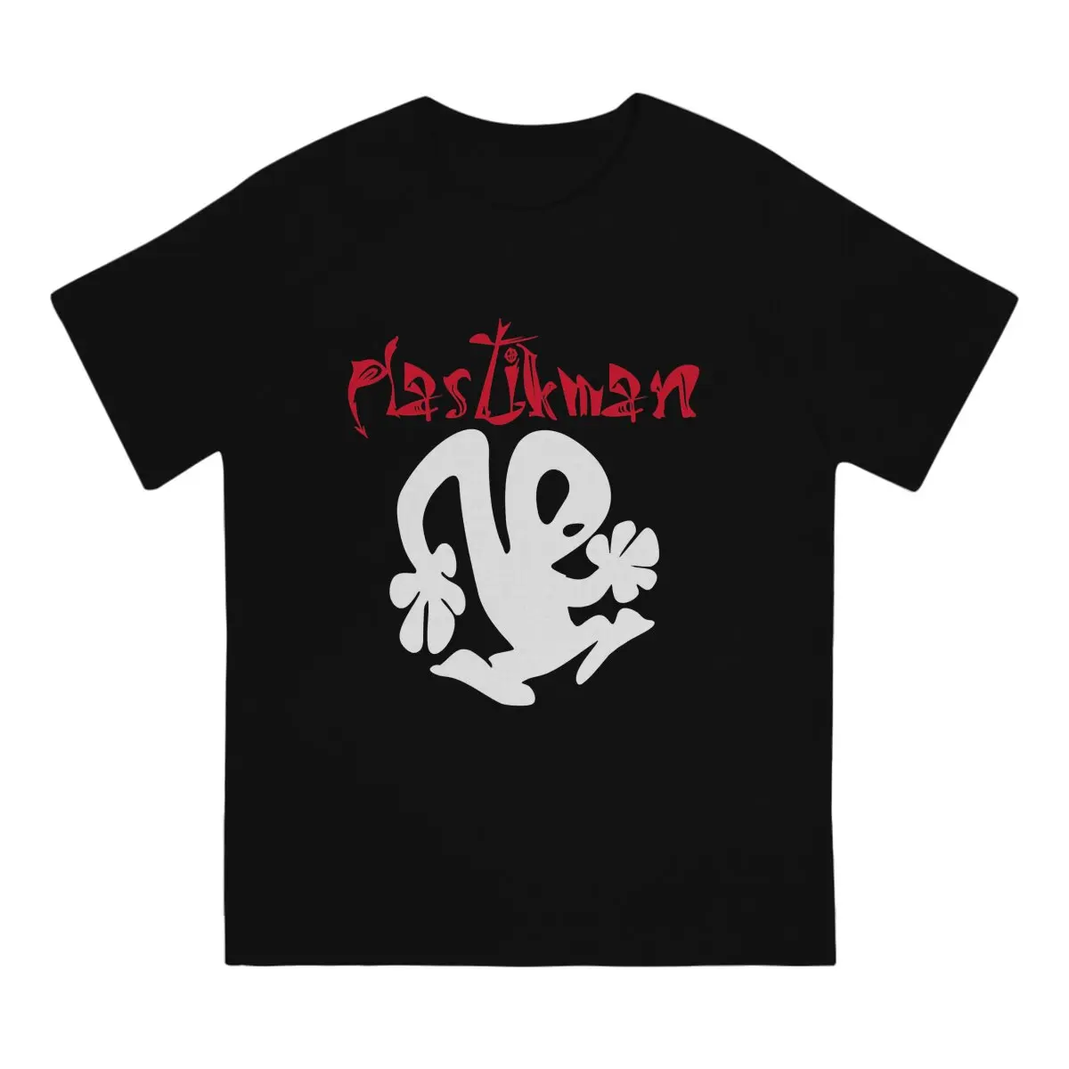 Men T-Shirt Plastikman Novelty 100% Cotton Tees Short Sleeve Aphex T Shirts Round Neck Tops Gift Idea