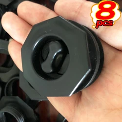 8 Kit Universal Car Floor Mat Clips Retention Holders Grips Carpet Fixing Clamps Buckles Anti Skid Fastener Trims Rivet Styling