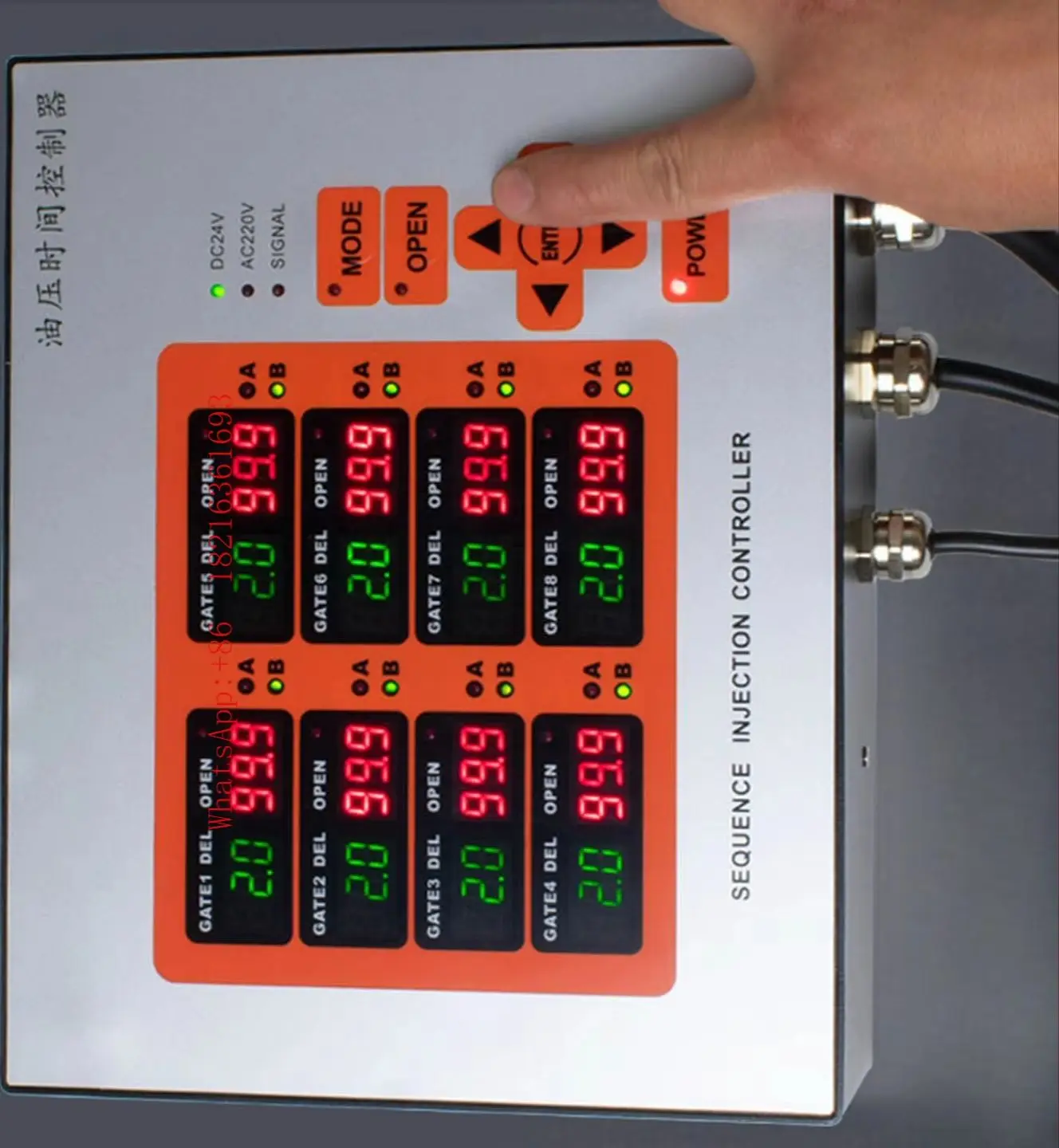 NEW   Needle Valve Timing Controller, Gas Valve Hot Runner Timing Controller, Delay Mold Hot Runner Time Controller