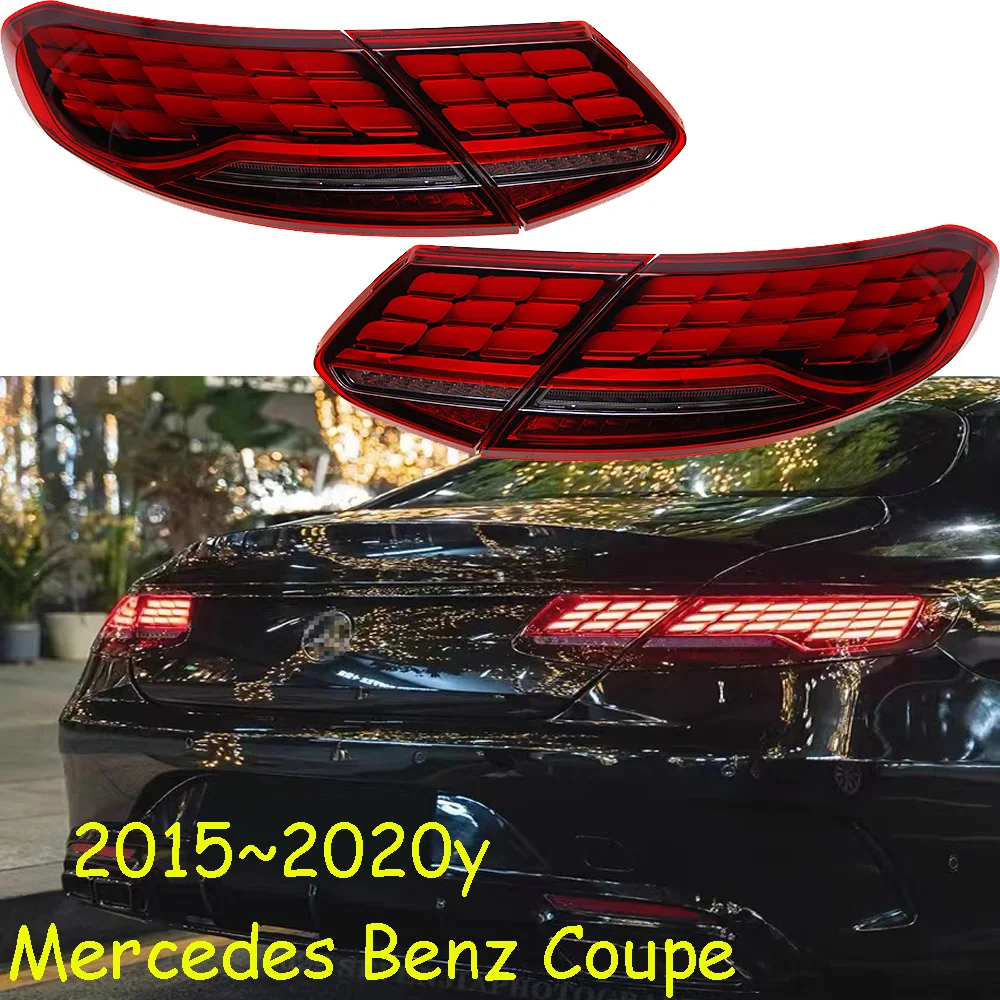 

1pcs car bumper tail light for Mercedes Benz W205 coupe taillight LED C260C320C300 2015~2023y Taillamp for Benz W205 fog