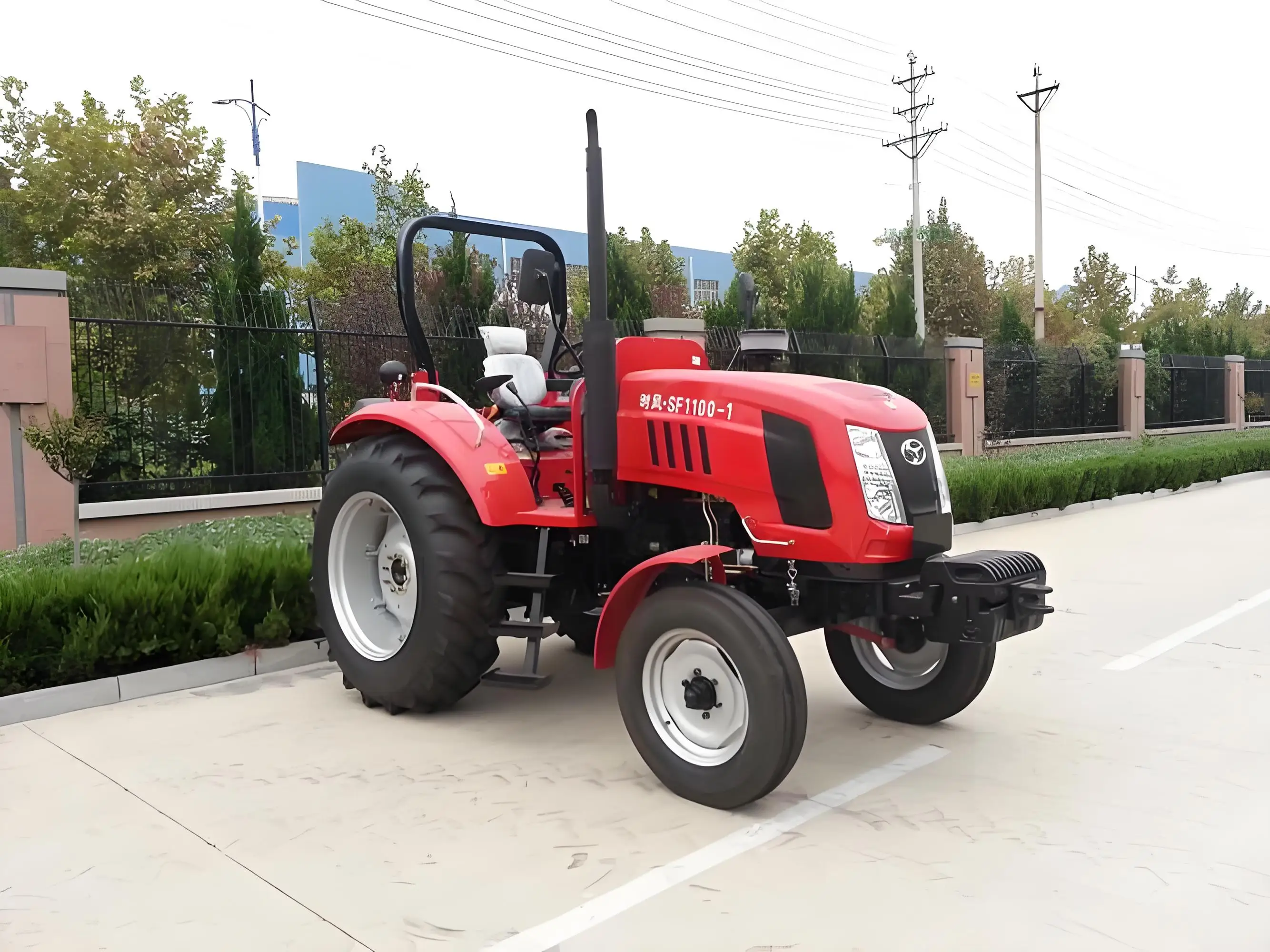 Factory Agricultural Farm Wheel Tractors Lovol 504 50hp 4x4wd With Small Mini Compact Equipment