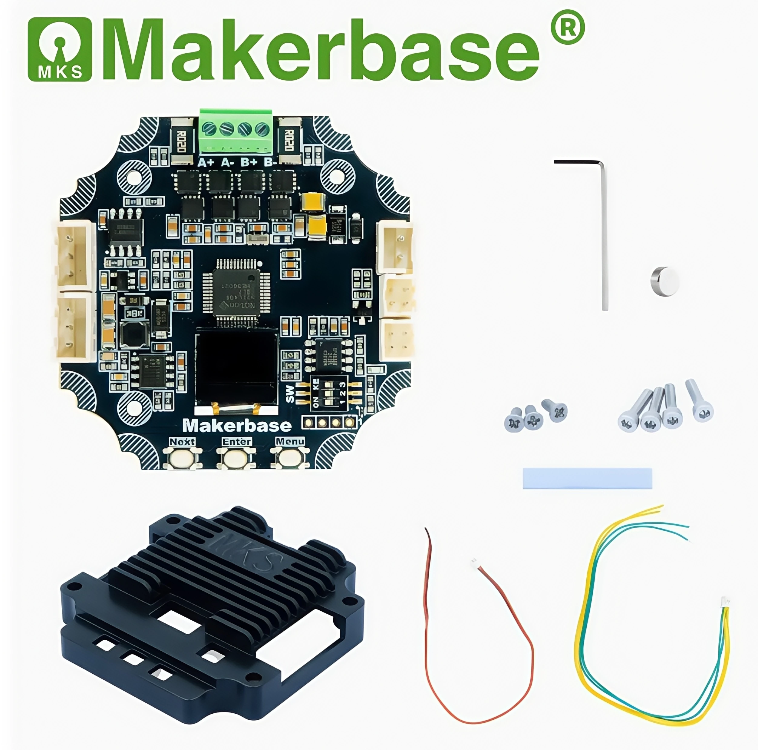 MKS SERVO57D 57 폐쇄 루프 스테퍼 모터 드라이버 RS485/CAN MODBUS FOC