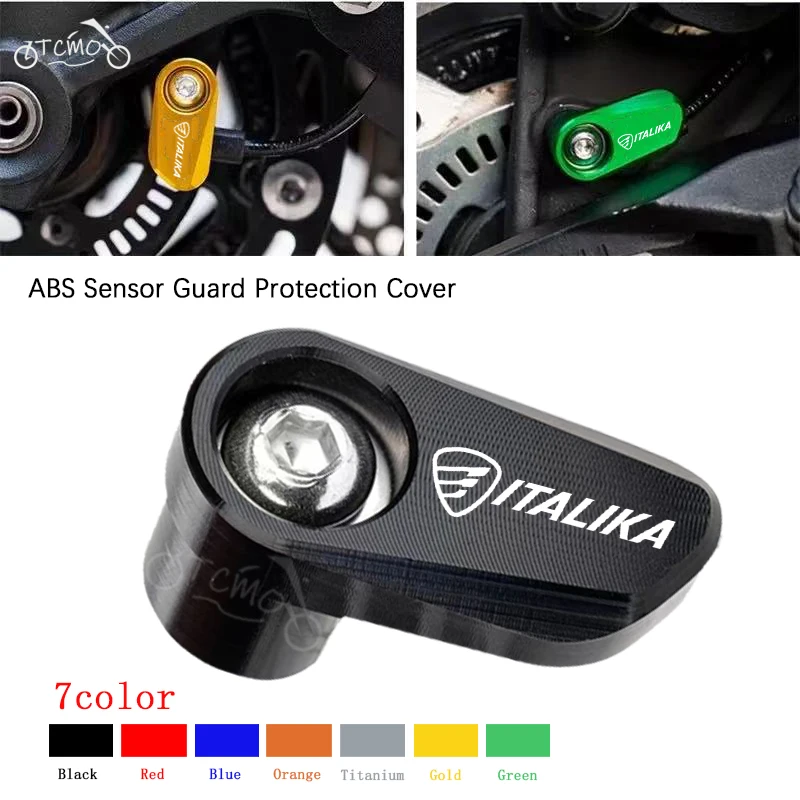 Protector de Sensor ABS para Rueda Trasera de Motocicleta, Accesorios CNC para ITALIKA 125 Z 150 SZ 150 200 250Z AT110 AT125 RT