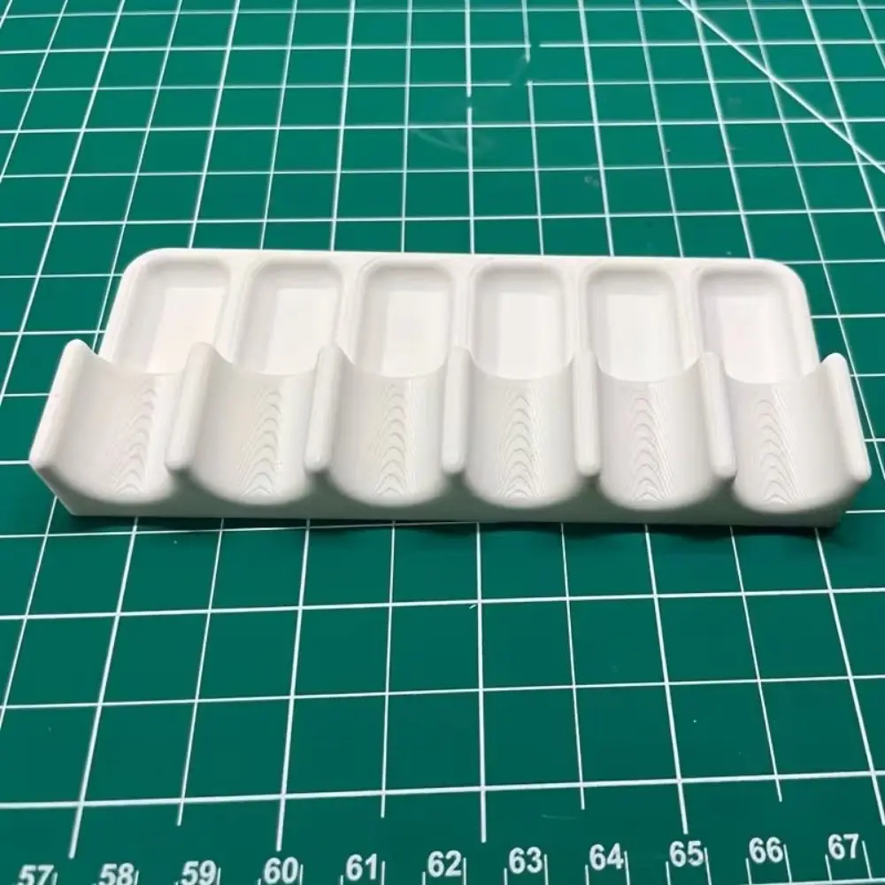 3D Printed Plastic Brush Holder Durable Lightweight Painting Brush Rest Holder Easy To Clean Space-Saving Rests Drip Tray Pad