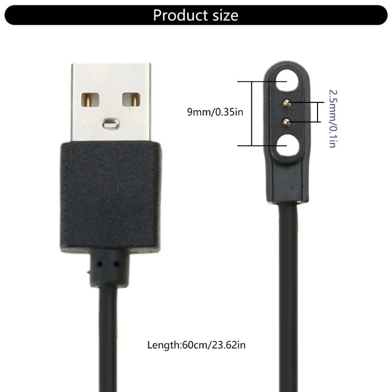 Dock Charger Adapter USB Charging Cable For Xiaomi Mibro GS/GS Pro/A2/T2/T1/C3/C2/Lite 2 Smart Watch Power Charge Accessories view 5