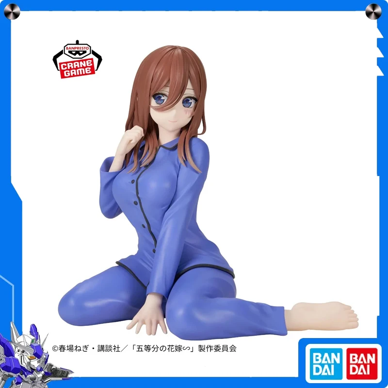 

BANDAI The Quintessential Quintuplets Nakano Miku Action Figures Model Relax Time BANPRESTO Amusement Figures Toys Original