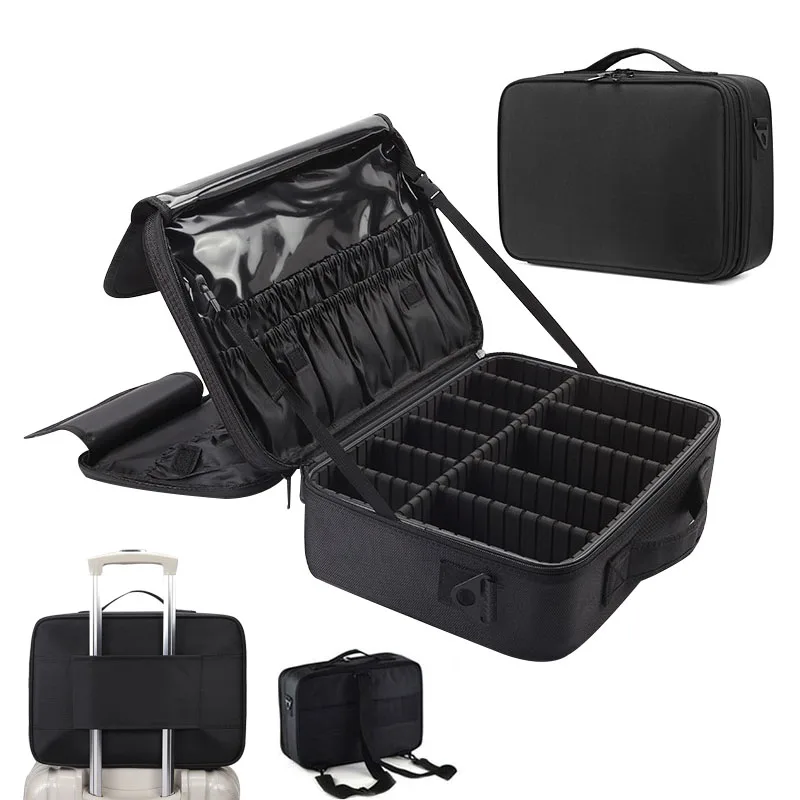 New Oxford Makeup Bag For Women Professional Large Capacity Travel Cosmetic Case Waterproof Manicure Makeup Toolbox