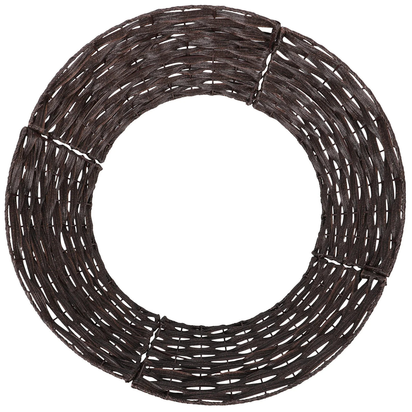 

Christmas Tree Skirt Plastic Rattan Basket Cover For Artificial Tree Farmhouse Xmas Decor Party Garden Indoor Outdoor Decoration