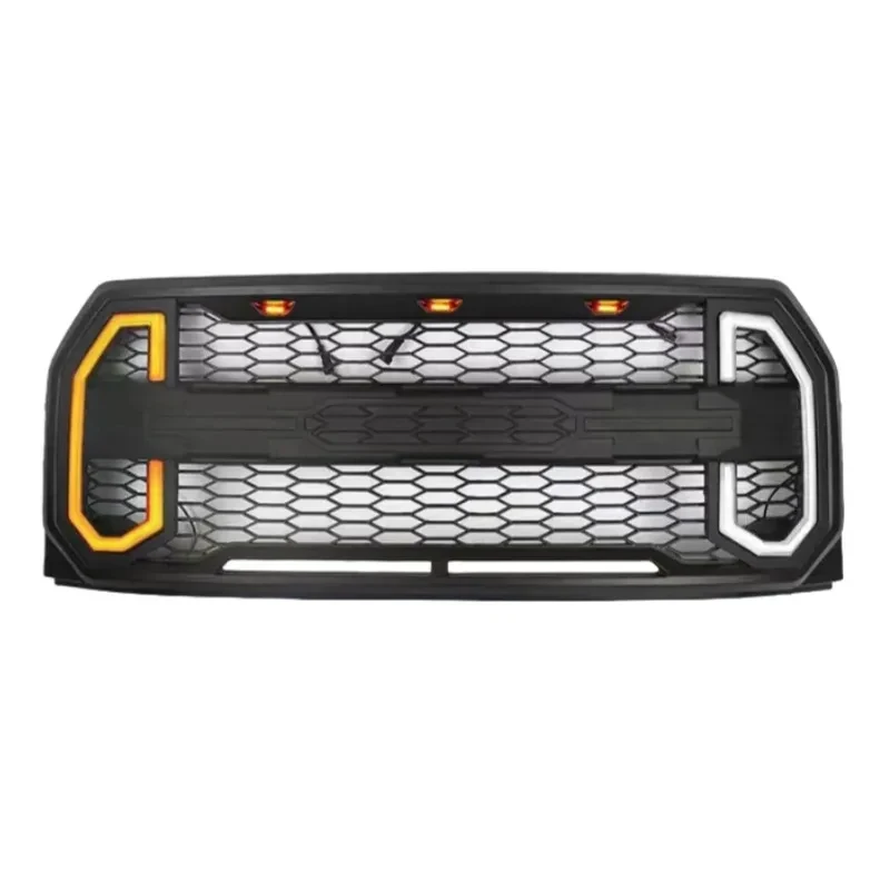 Front Bumper Grille, Pickup Exterior Replacement Part 4