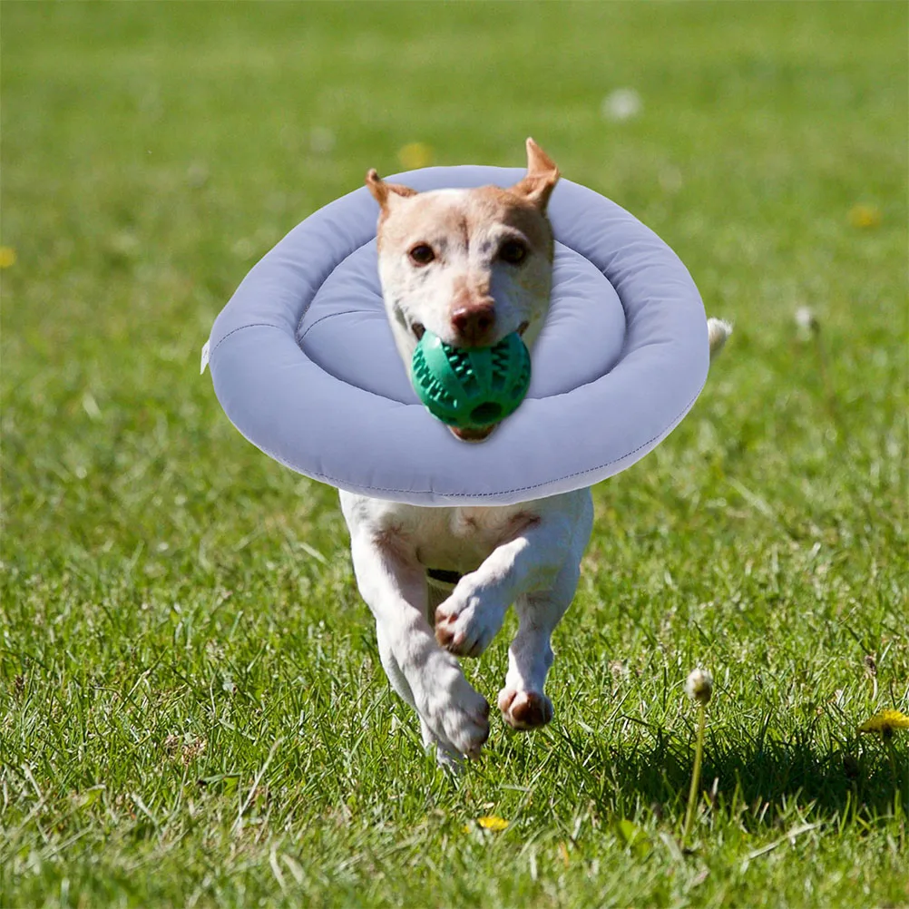 

Waterproof Pet Collar Soft Dog Cone Adjustable Size Cats Dogs Recovery Breathable Material Prevent Licking Wounds Pet