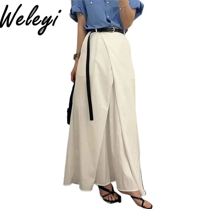 American Retro Jirai Kei Gothic Skirt Super Fashion Versatile Faldas Para Mujeres Streetwear Summer Cute Long Skirts for Women