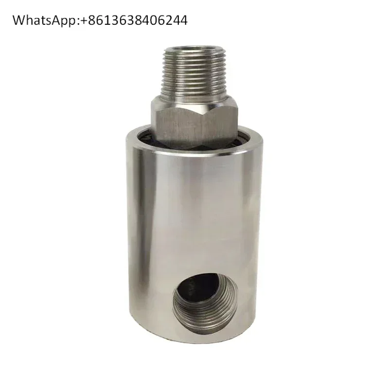 Stainless Steel Corrosion-Resistant High-Speed and High-Pressure Hydraulic Oil One-Way Rotary Universal Rotating Joint