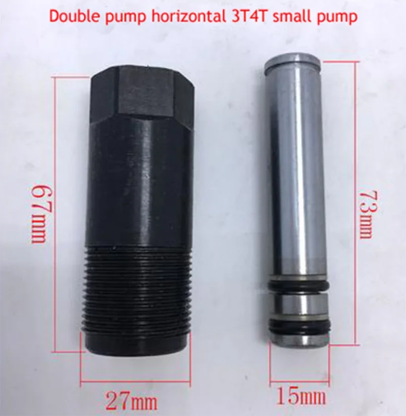 Toneladas Bomba Dupla Horizontal Jack Bomba de Óleo Corpo Vedação de Óleo Êmbolo de Pistão Pequeno 3t 4t