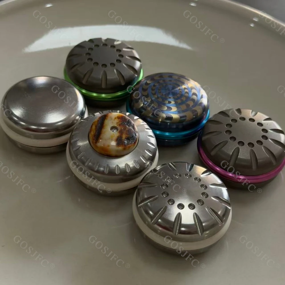 YOUBING EDC & SAO EDC Dorayaki التيتانيوم اللمس عملة ألعاب متململة للبالغين اسئلة تململ سبينر القلق الإغاثة الأدوات #6