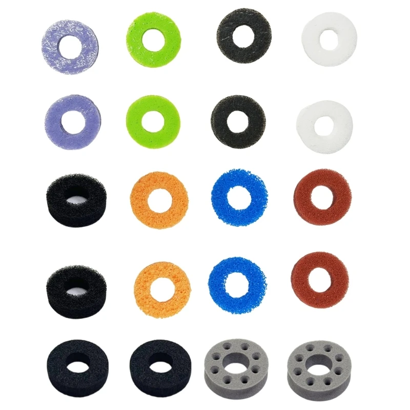 High Elastic Silicone Thumbstick Rings Control Rings Fit for Game Console Controller Gamepad Enhancing Gaming Accuracy