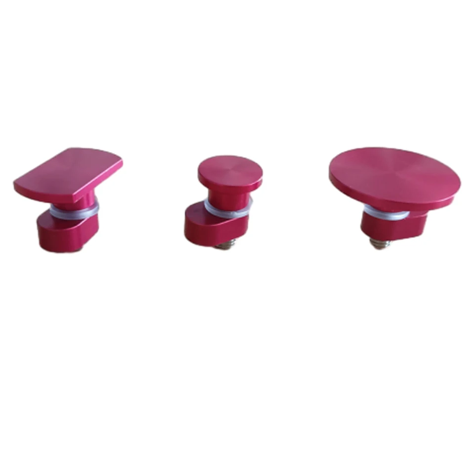 3pcs Aluminum Alloy Glue Tabs For Car Dent Puller Car Hail Dent Repair Tools Set Line Type Tabs Cold Glue