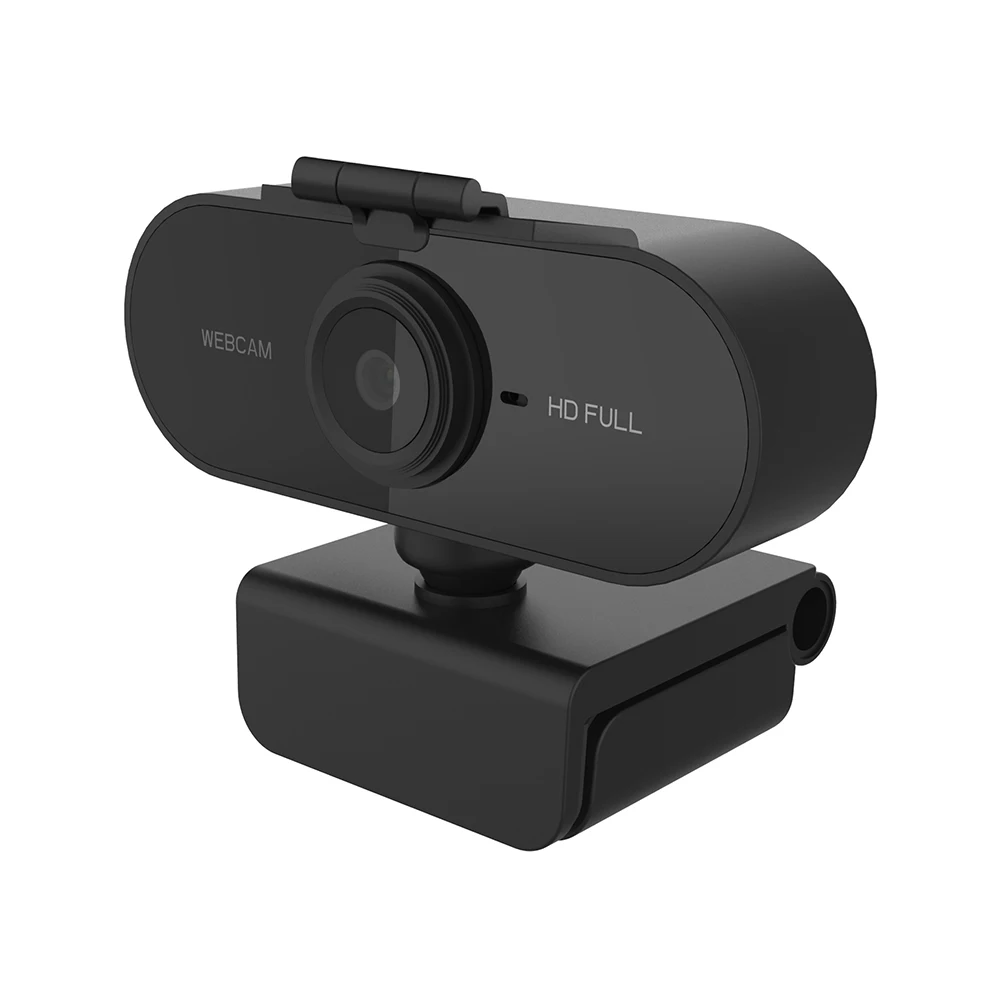 

1080P HD 360 Degree Autofocus Webcam with Built-in Stereo Microphone for Easy Installation on LCD Monitors Laptops and Desktops