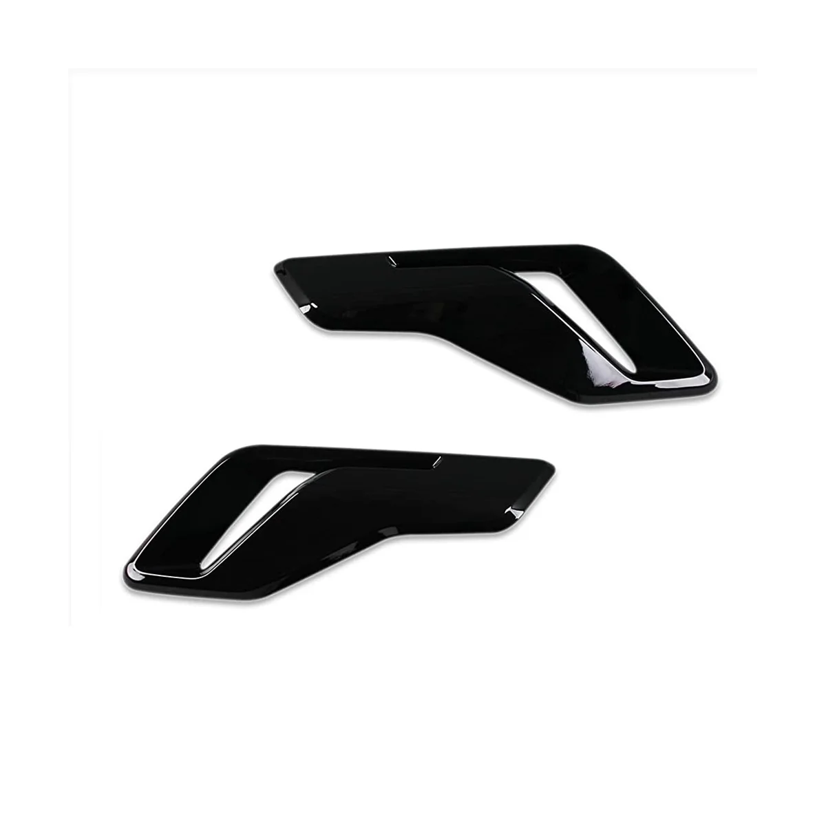 

For Ford F150 F-150 2021 2022 2023 Fender Side Air Vent Outlet Cover Trim Decorative Sticker Car Accessories - Black