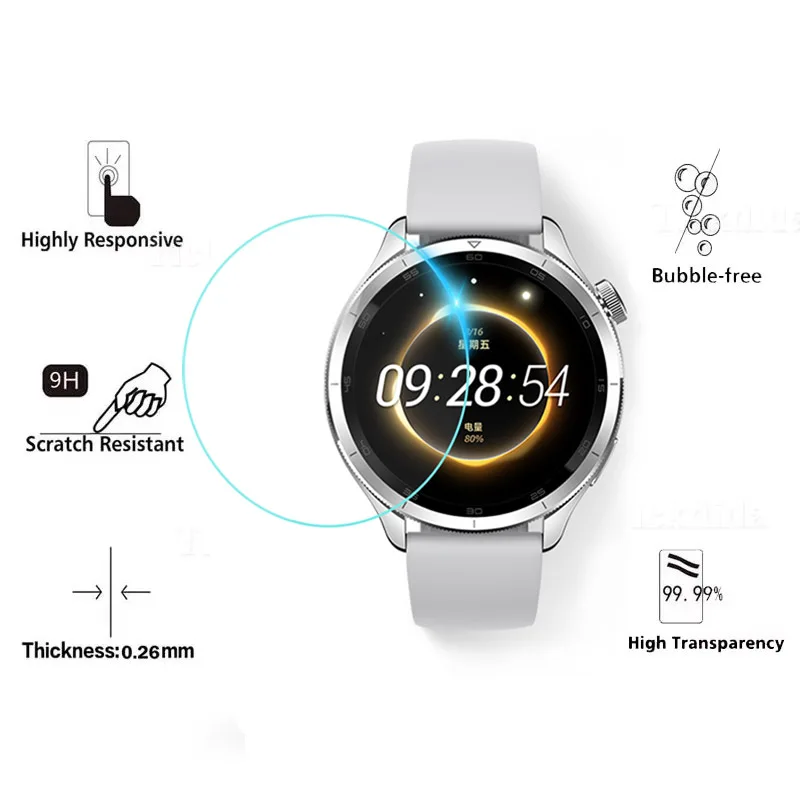 Xiaomi Mi Watch S4 용 강화 유리 Xiaomi Mi Watch S3 필름 액... - 2