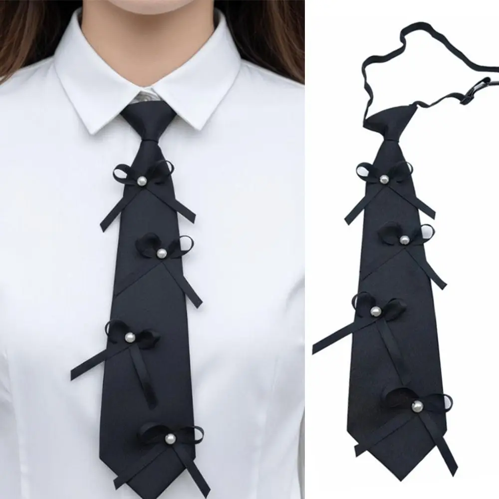 College Style Adjustable Decorative Bow Tie Rhinestone Bowknot Y2K Free Tie Pre-Tied Ties Shirts Suits